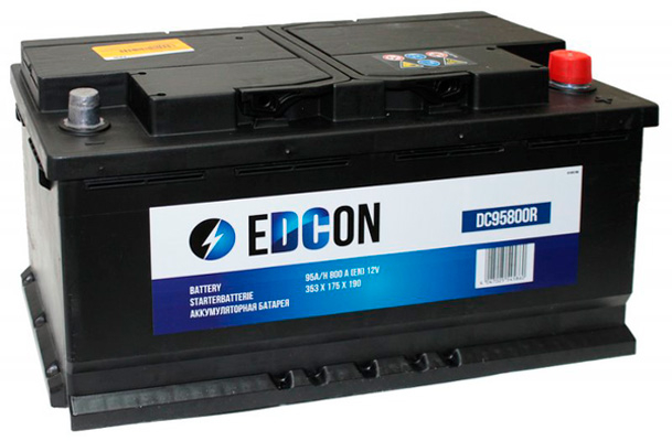 Аккумулятор Edcon DC100830R 100 А/ч — купить в Алматы | AutoOstrov.kz